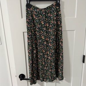 Sézane Floral Midi Skirt Size 34